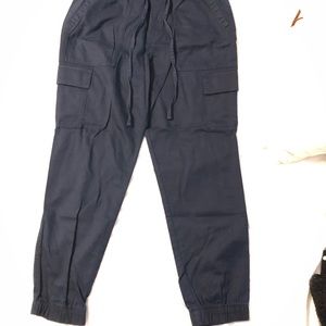 NWT GAP navy utility joggers